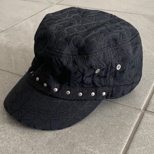Black Studded Cap Calvin Klein